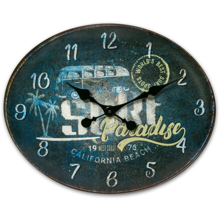 ZEP Wall Clock MOON BAY 49x3x39 cm