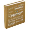 Henzo Jumbo Photo Album Wording yellow 30x30 cm 100 white sides