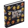 Henzo Jumbo Photo Album Black Emoji 30x30 cm 100 white sides