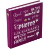 Henzo Jumbo Photo Album Wording 30x30 cm 100 white sides