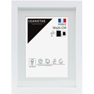 Ceanothe Picture Frame Milan white 13x18 cm with...