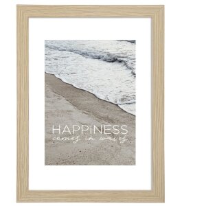 Hama MDF Wooden Frame Waves 10x15 cm oak