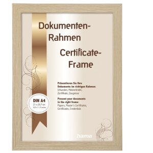 Hama MDF Wooden Frame Waves 21x29,7 cm oak