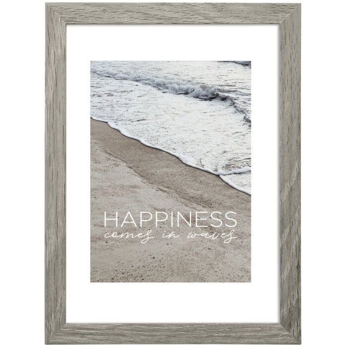 Hama MDF Wooden Frame Waves 10x15 cm Grey