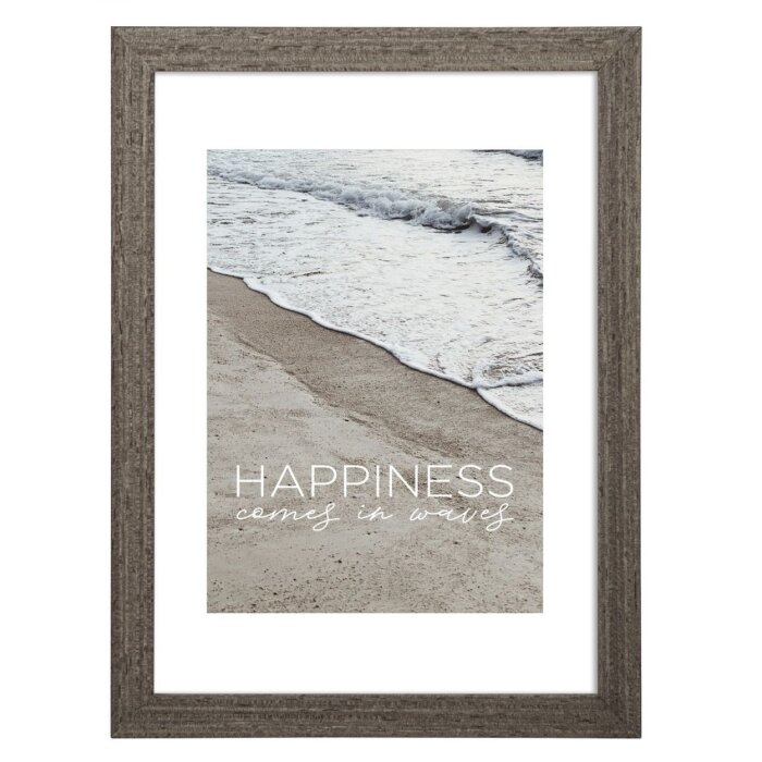 Hama MDF Wooden Frame Waves 10x15 cm taupe