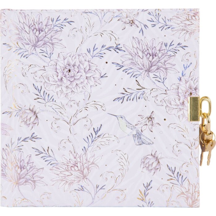 Goldbook diary Hybrid Heritage lilac 16,5x16,5 cm 96 white pages