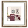 ZEP Photo frame Palmi brown 20x20 cm with passe-partout 15x15 cm