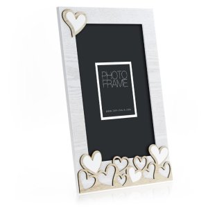 ZEP Wooden photo frame Lavinia 20x30 cm with hearts