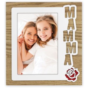 ZEP Wooden Portrait Frame Miriam 10x15 cm Mom Italian