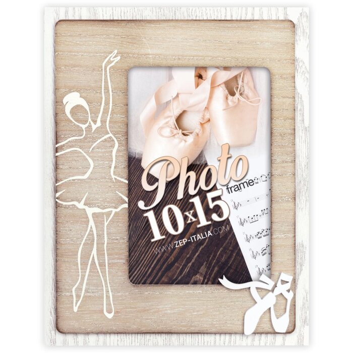 ZEP wooden photo frame Dance 10x15 cm ballet picture frame