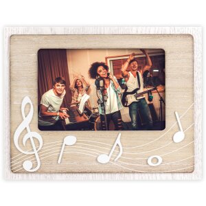 ZEP wooden photo frame Lyra 10x15 cm photo frame with notes