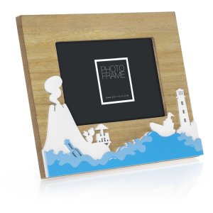 ZEP Wooden Portrait Frame Iceland 10x15 cm Holiday Photo Frame