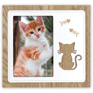 ZEP Cat Photo Frame Duchessa 10x15 cm portrait format