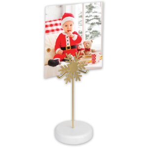 ZEP Photo Christmas Stand Moritz gold 6x18 cm