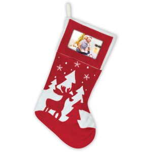 ZEP Christmas Sock TT23 with insert for a photo 10x15 cm...