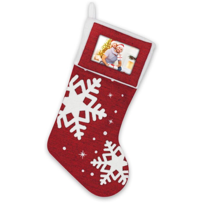 ZEP Christmas Sock TT29 with insert for a photo 10x15 cm (height 46 cm)