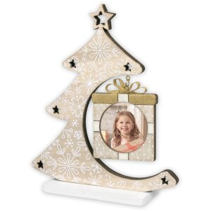 ZEP Christmas tree picture frame Nestor brown 6x6 cm...