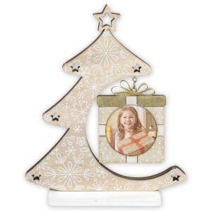 ZEP Christmas tree picture frame Nestor brown 6x6 cm...