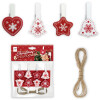 ZEP Christmas photo garland red 2 meters 8 photos