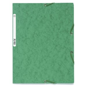 Exacompta folder 3 flaps Manila cardboard 400g Nature Future A4