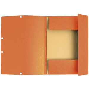 Exacompta folder 3 flaps Manila cardboard 400g Nature Future A4