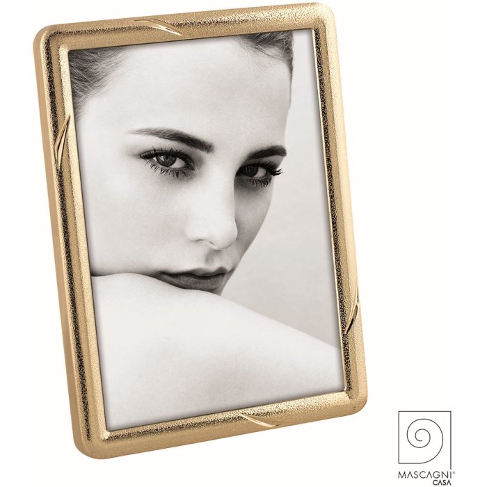 Mascagni A1577 Shiny metal photo frame gold 13x18cm