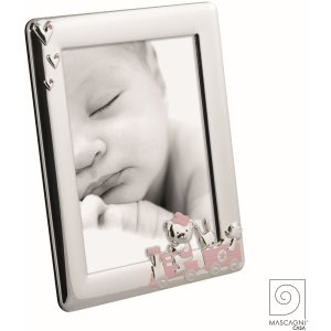 Mascagni A1579 Shiny Metal Photo Frame Crystals Enamel...