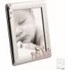 Mascagni A1579 Shiny Metal Photo Frame Crystals Enamel Pink 13x18 cm