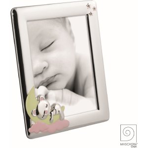 Mascagni A1580 Shiny Metal Photo Frame Crystals Enamel...