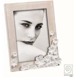 Mascagni A1587 Wooden photo frame with resin decoration...