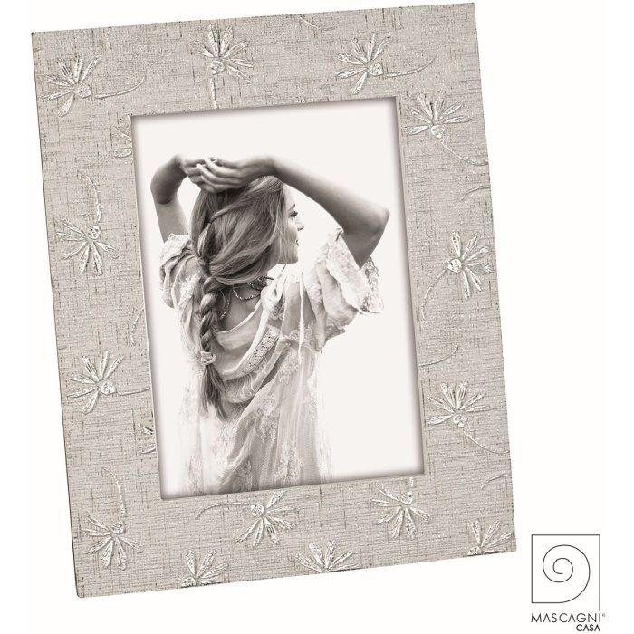 Mascagni A1592 Resin photo frame pearl grey 13x18 cm