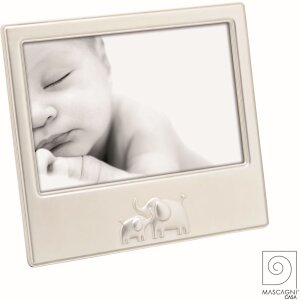 Mascagni A1608 Baby Portrait Frame Elephant 10x15 cm silver