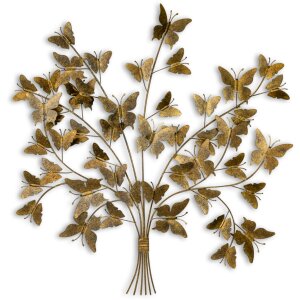 ZEP Wall Decoration TREE 66x67x4 cm Butterfly Bush