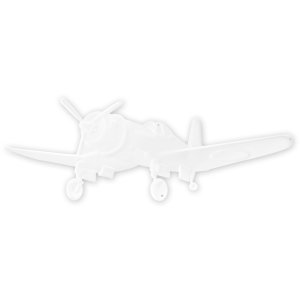 ZEP Metal Sign PLANE 50x18x0,4 cm Wall Decoration Airplane