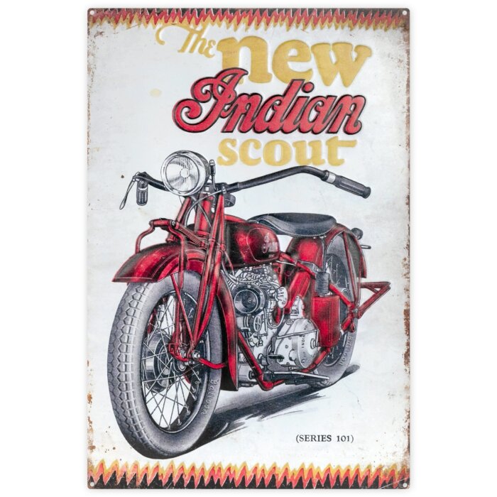 ZEP Tin Sign MOTO 30x45x0,4 cm