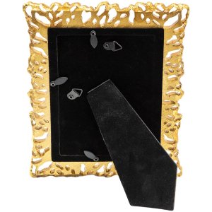 Clayre & Eef 2F0931 Photo Frame 17x2x22 cm - 10x15 cm Gold Coloured