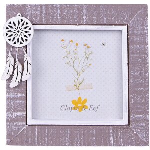 Clayre & Eef 2F0967 Photo Frame 14x1x14 cm - 10x10 cm...