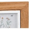 Clayre & Eef 2F0975 Photo Frame 11x1x14 cm - 7x10 cm Brown - White