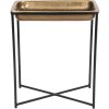 Clayre & Eef 50420L Side Table 53x54x62 cm Copper Coloured