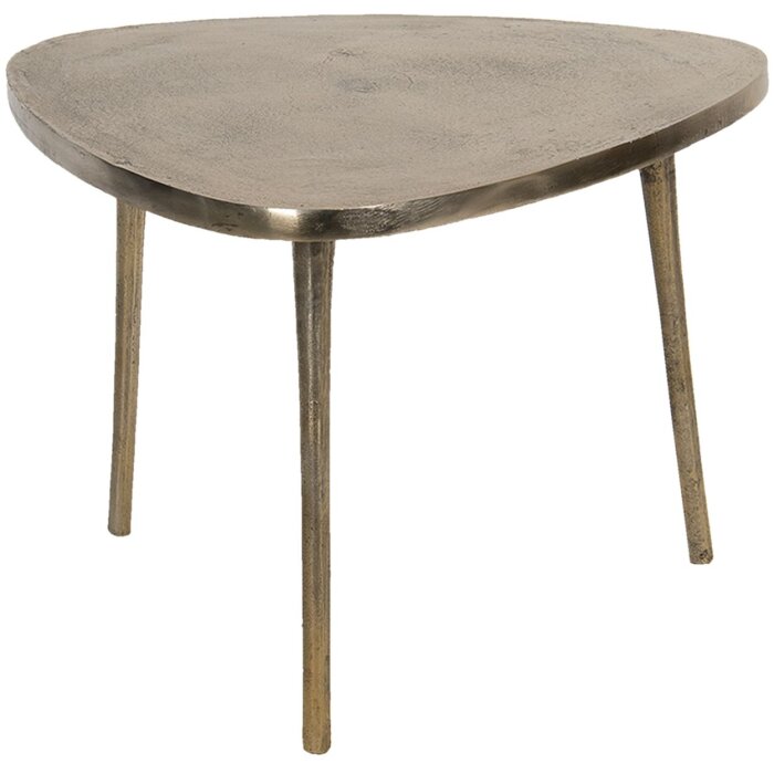 Clayre & Eef 50422S Side Table 60x60x42 cm Gold Coloured