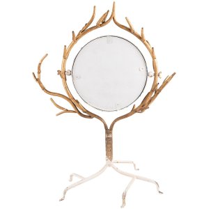 Clayre & Eef 52S264 Mirror 51x37x65 cm Beige - Gold Coloured