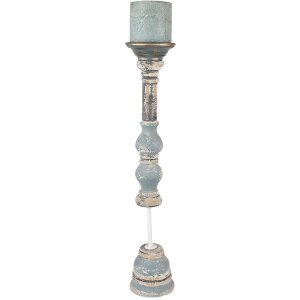 Clayre & Eef 5H0608 Candlestick Ø 12x59 cm Green