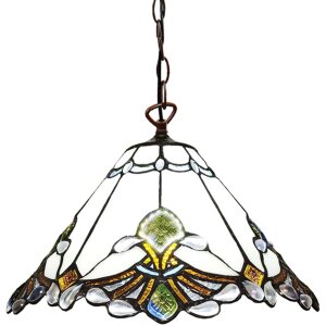 Clayre & Eef 5LL-6184 Hanging Lamp Tiffany Ø...