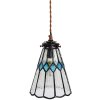 Clayre & Eef 5LL-6195 Hanging Lamp Tiffany Ø 15x115 cm E14-max 1x40W