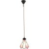 Clayre & Eef 5LL-6217 Hanging Lamp Tiffany 18x15x115 cm E14-max 1x25W Pink