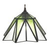 Clayre & Eef 5LL-6222 Hanging Lamp Tiffany Ø 31x107 cm E27-max 1x40W Green