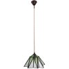 Clayre & Eef 5LL-6222 Hanging Lamp Tiffany Ø 31x107 cm E27-max 1x40W Green