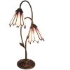 Clayre & Eef 5LL-6251 Table Lamp Tiffany 35x18x61 cm E14-max 2x25W Brown - Pink