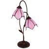 Clayre & Eef 5LL-6257 Table Lamp Tiffany 35x18x61 cm E14-max 2x25W Brown - Pink