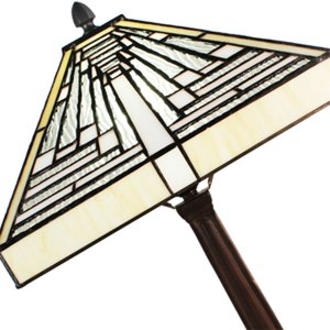 Clayre & Eef 5LL-6286 Table Lamp Tiffany 31x31x48 cm E27-max 1x60W Beige